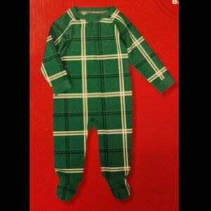 Wondershop Holiday Green Plaid Baby Sleeper